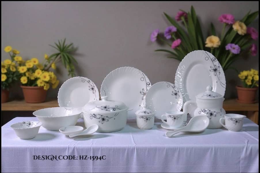 Dinnercset marble 14