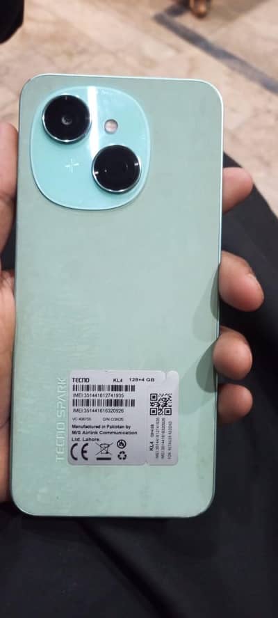 Tecno spark go1  memory 128