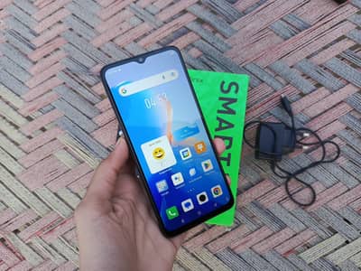 Infinix smart 7 4/64 with box charger Seal pack