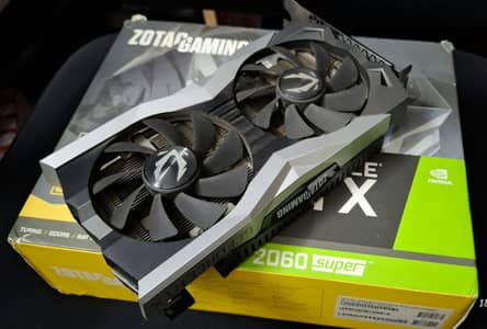 Used ZOTAC GAMING GEFORCE RTX 2060 SUPER 8GB GDDR6 (Dual-Fan,With Box)