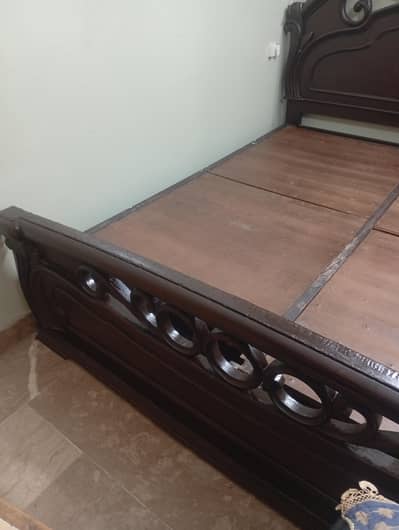 double king-size bed with Spring mattress moltyfoam