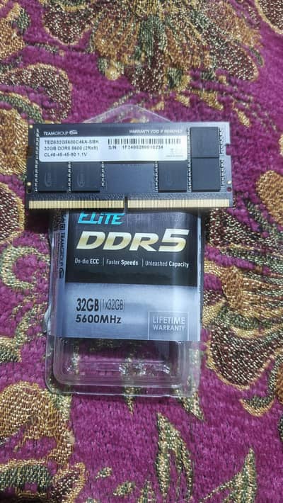 Laptop DDR5 ram 32gb 5600mhz teamgroup