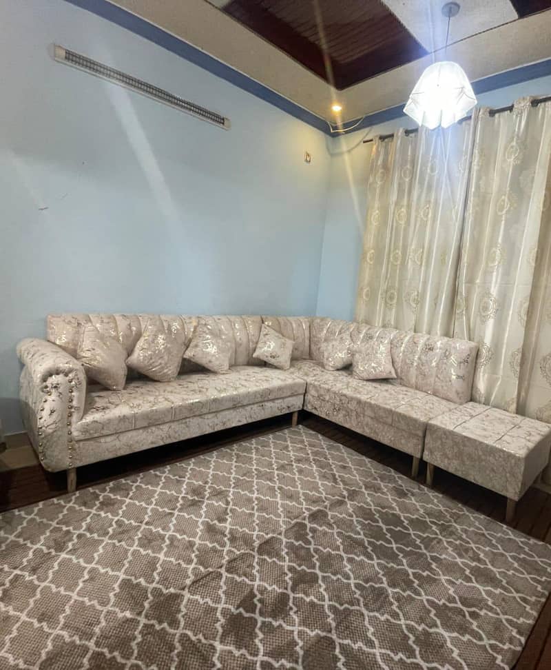 L, shape sofa set  new 6