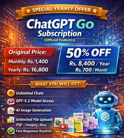 Unlimited chats, Study, Code, Assignments, Uploads with Gpt