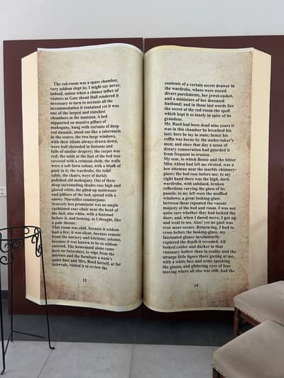 8x8 foot Giant wooden book