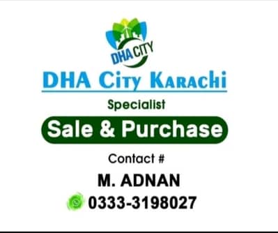 DHA City Karachi plots sale & purchase