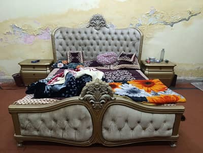 king Bed , Dressing table , One Wardrobe and last Crockery Wardrobe