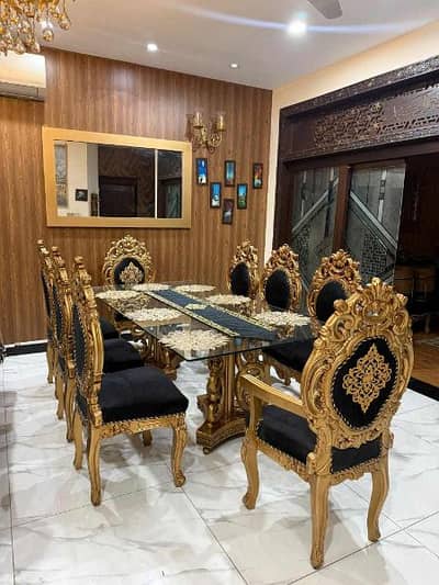Chinioti Dining Set 8 Chairs