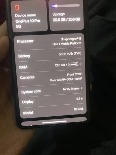 one plus 10 pro nonpta 5G variant 12 256
