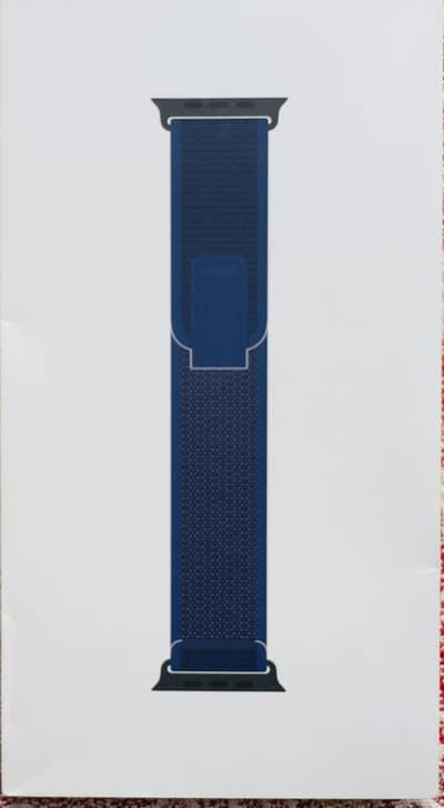 Ultra watch 2 Black titanium watch Blue Trail Loop