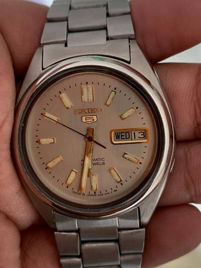seiko 5 redaim automatic watch