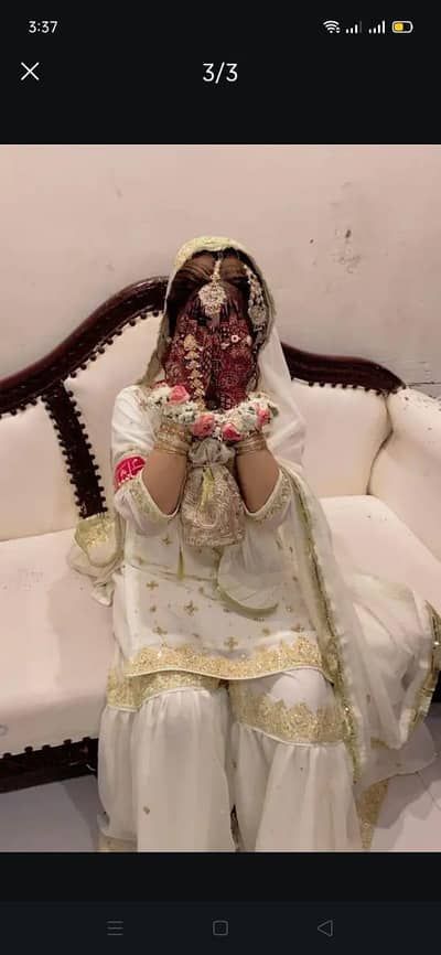 Nikah dress arjent sale