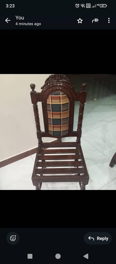 pure sheesham wood chairs