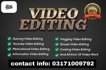 video editor and video editing available