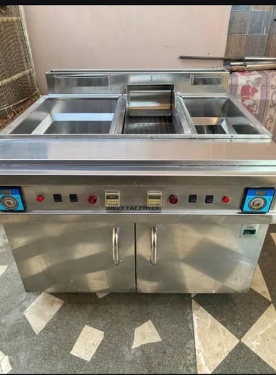 Deep Fryer double side stainless steel