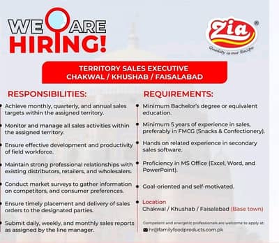 territory sales manager