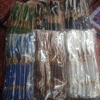 8mm 33 Dana Crystal Tasbeeh