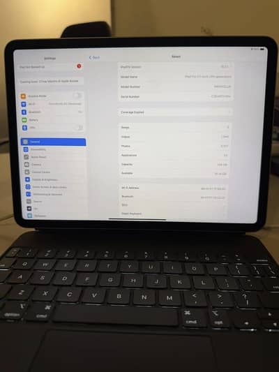 Ipad pro m2 4th gen 128gb with box excellent condition  03278879767
