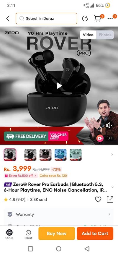 Zero Rover Pro Z Buds