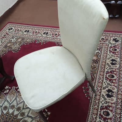 Dining chairs with Steel base and proper cushioning