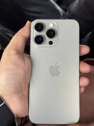 iPhone 15 pro max natural titanium 256gb JV