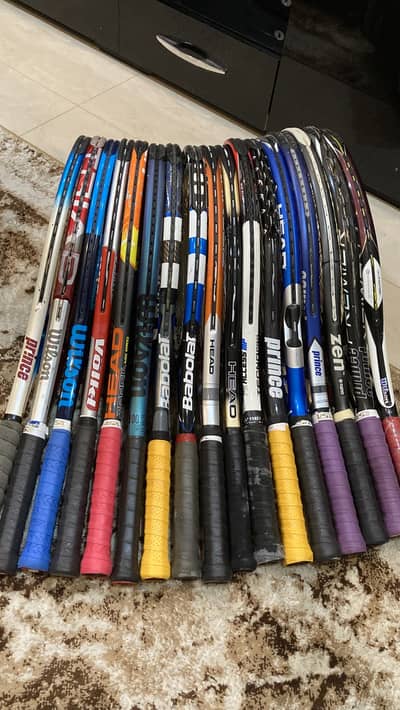 Tennis Rackets Wilson, Babolat, Head