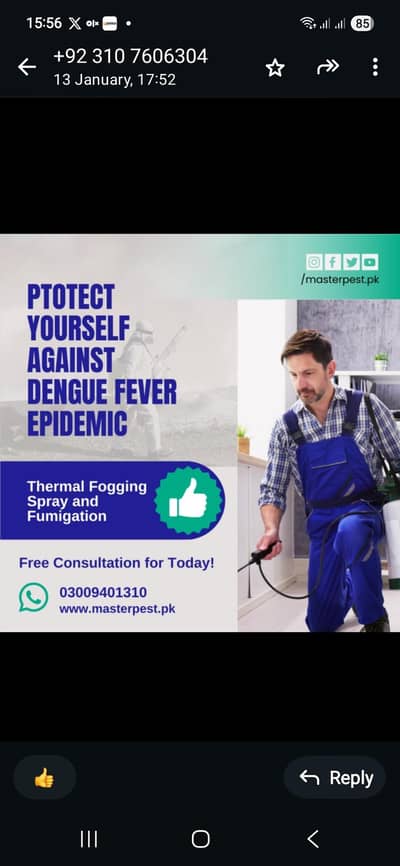 pest control/dengue spray/fumigaion/termite control