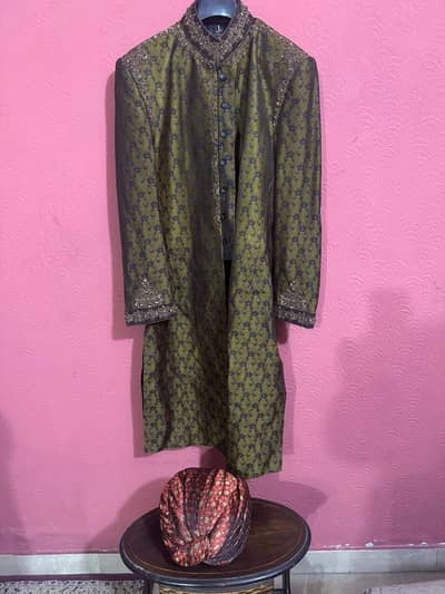 Sherwani Junaid Jamsheed and Shalwar Qameez J.