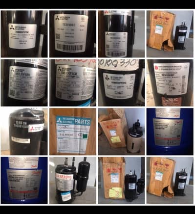 Mitsubishi compressor air conditioning inverter and non inverter Ac