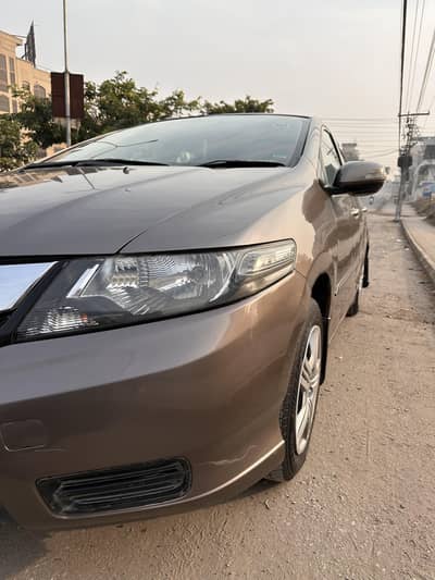 city good condition but light shower