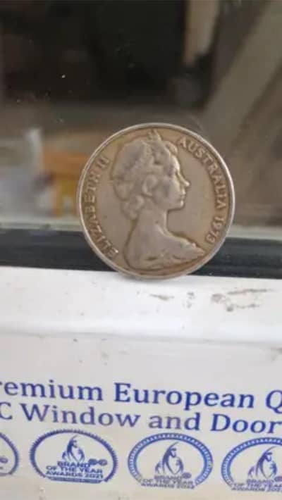 1973 Australian 20 cent old
