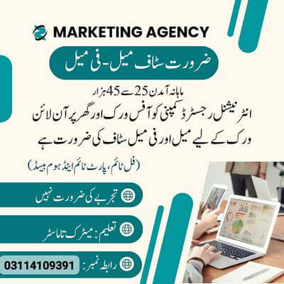 Full time Part time Home based Online