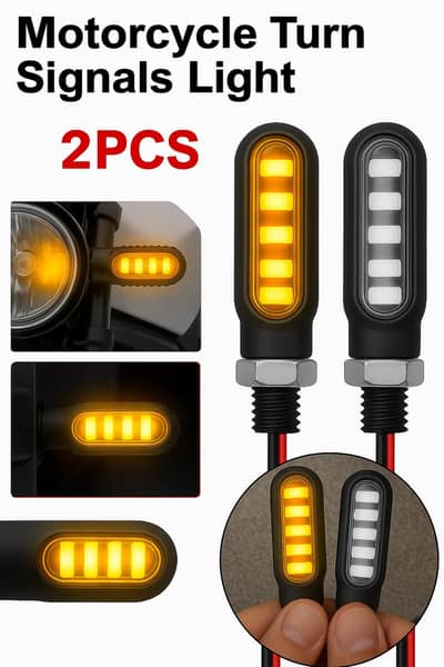 2 Pcs Ease of Installation Bike Indicator