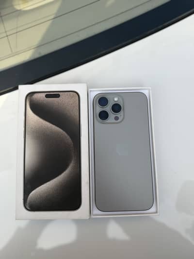 Iphone 15 pro max dual sim pta approved 256GB