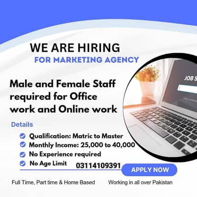 Full time Part time Home based Online