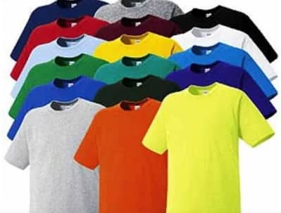 Basic T shirts Plain In different colours Best for promotioners