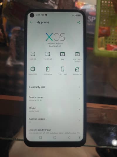 Infinix Note 8i  ( 6 128 gb )