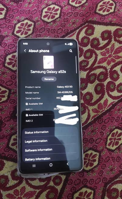 Samsung Galaxy A53 5G 8GB 256GB With Box
