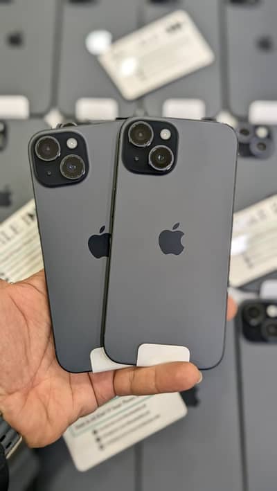 Brand New Apple Iphone 15 128GB Physical+E-SIM PTA APproved 100% Heal