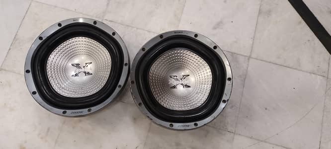 Sony Xplod GTR121L Woofer pair for amplifier and speaker