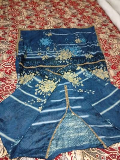 Classic Blue Printed Dress