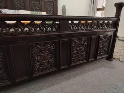 Excellent condition double bed with side tables and dressing table