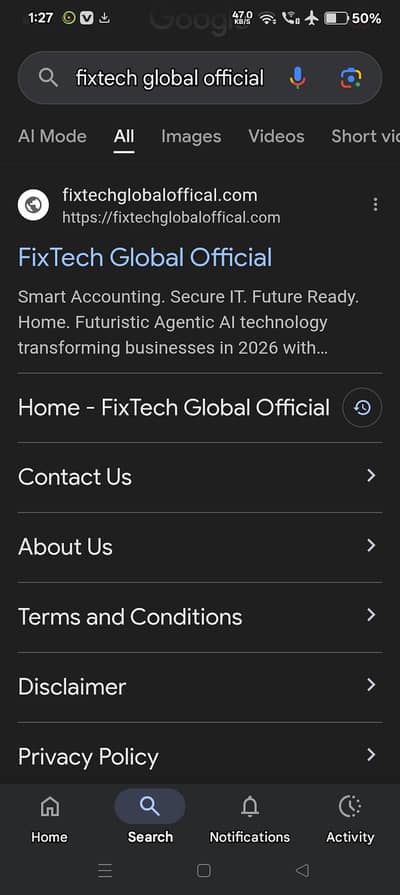 FixTech Global Official Website for sell