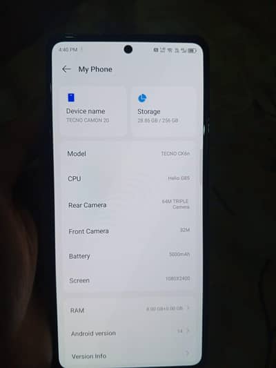 Tecno camon 20 pro