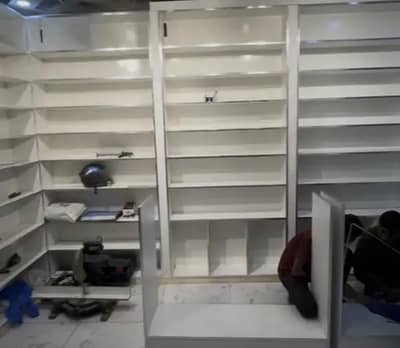 Racks shelves