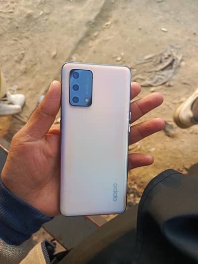 oppo a95 8/128 with just charger in display finger