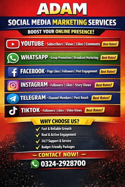 Boost Your Social Media – YouTube, Instagram, Facebook, TikTok & More!