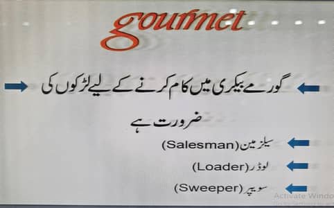 Salesman Required