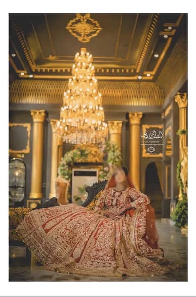 Kashees Original Bridal Lehanga | Heavy Embroidery | Royal Red