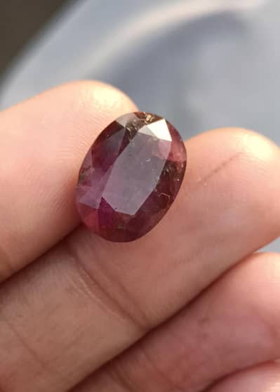 ruby natural stone 10 carat aprox available home delivery all pk